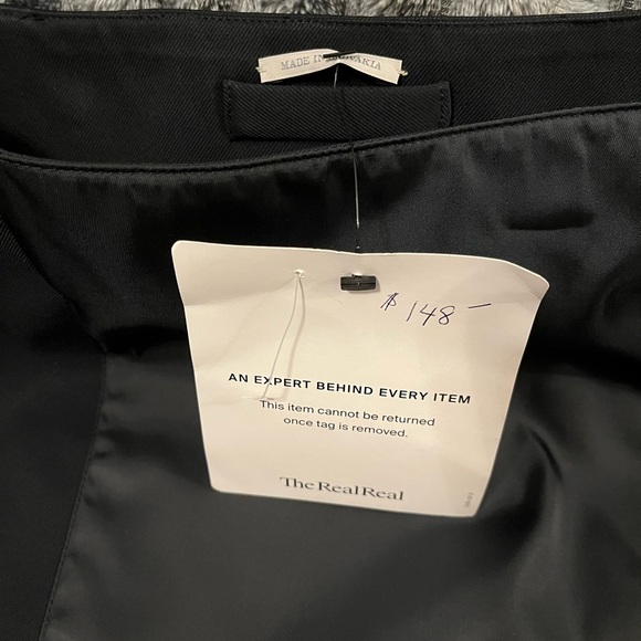 Prada Black Pencil Skirt with Zipper Accent - Picture 2 of 10